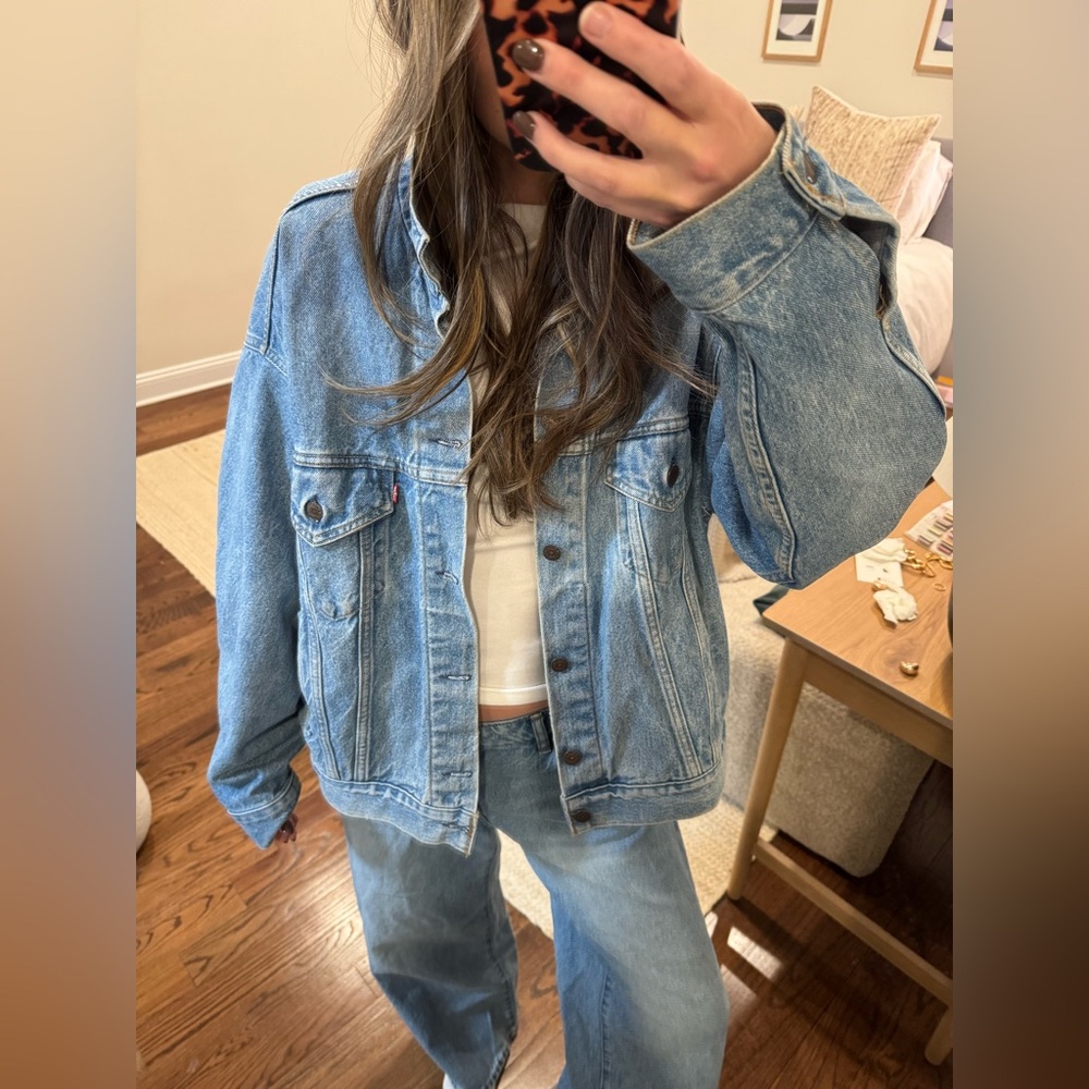 Levi's Faded Jean Jacket - Men's Size XL Vintage